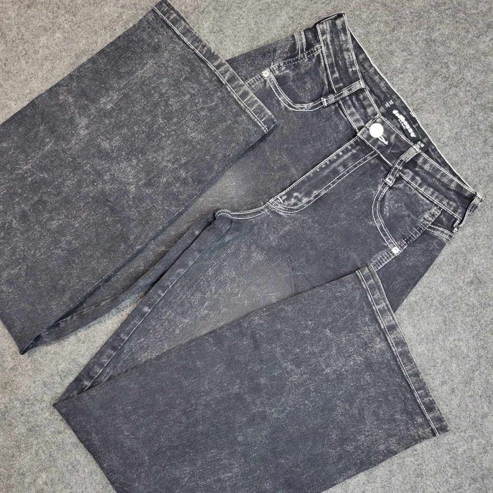 Dollhouse Jeans Womens 5/6 Gray Denim Stretch Boho Streetwear Grunge Americana